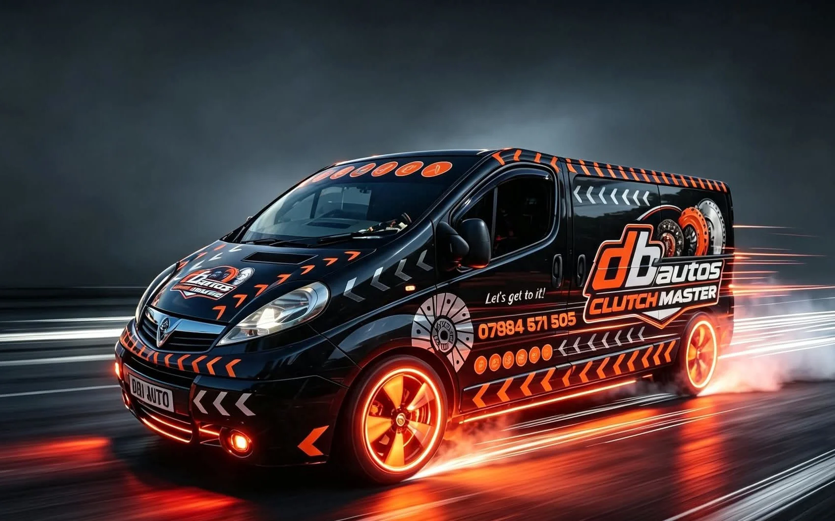 The DB Autos Clutch Master van